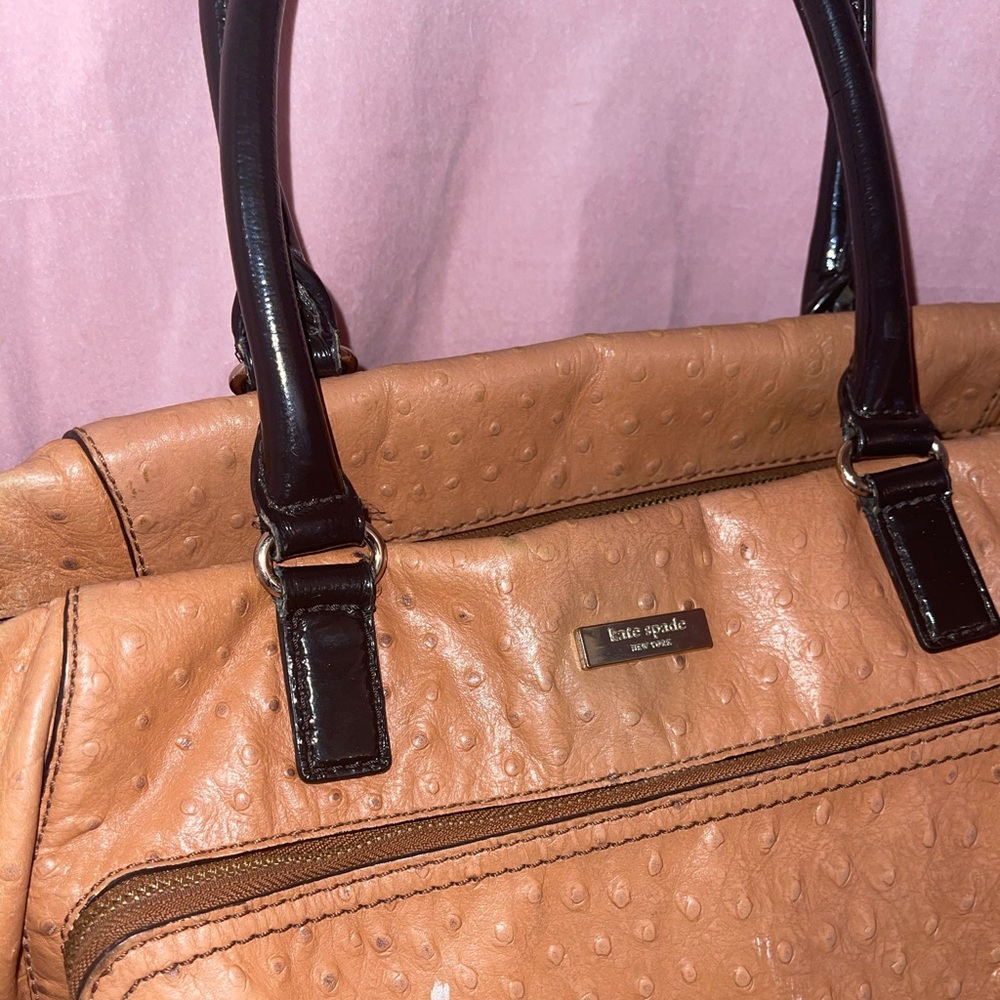Kate Spade Ostrich Handbag or Laptop bag